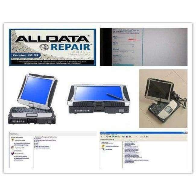 Planet Gates all data repair software pro v10.53 and mitchell on demand with computer diagnostic for cars and trucks hdd 1tb alldata auto
