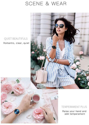 Planet Gates ALL GOLD Women Watches Top Brand Luxury Quartz Ladies Casual Slim Mesh Steel Dress Watch Simple Clock Relogio Feminino