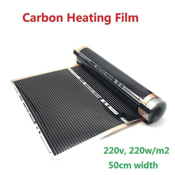 Planet Gates All Sizes 220w/m2 Carbon Infrared Underfloor Heating Film AC220V Korea Warm Mat