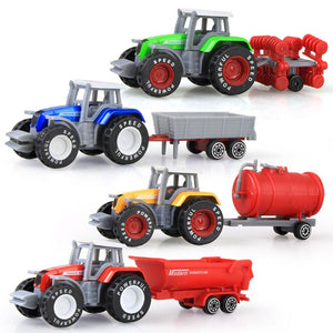 Planet Gates Alloy Engineering Car Model Tractor Toy Vehicles Farmer Vehicle Belt Boy Toy Car Model Gift for Children  Kids Toys Model Car