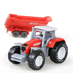 Planet Gates Alloy Engineering Car Model Tractor Toy Vehicles Farmer Vehicle Belt Boy Toy Car Model Gift for Children  Kids Toys Model Car