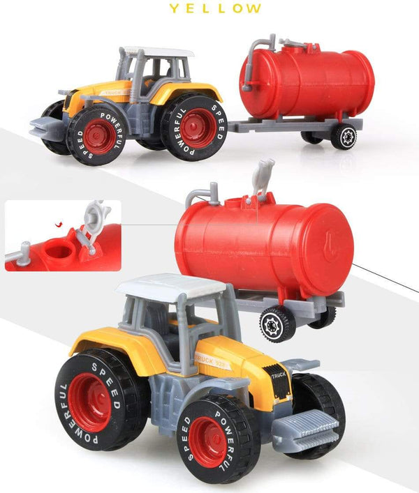 Planet Gates Alloy Engineering Car Model Tractor Toy Vehicles Farmer Vehicle Belt Boy Toy Car Model Gift for Children  Kids Toys Model Car