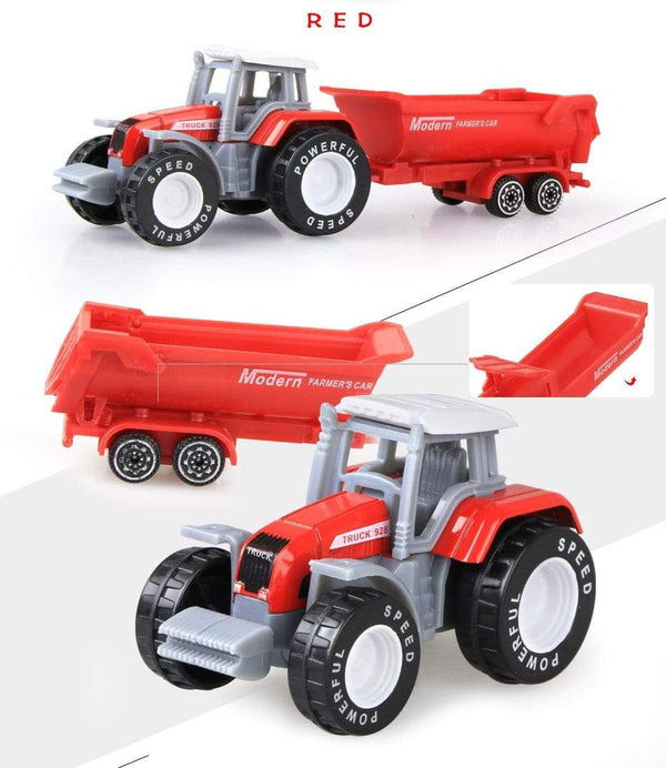 Planet Gates Alloy Engineering Car Model Tractor Toy Vehicles Farmer Vehicle Belt Boy Toy Car Model Gift for Children  Kids Toys Model Car