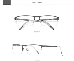 Planet Gates Alloy Glasses Frame Men Square Myopia Prescription Optical Eyeglasses 2020 New Metal Half Korean Screwless Eyewear 992