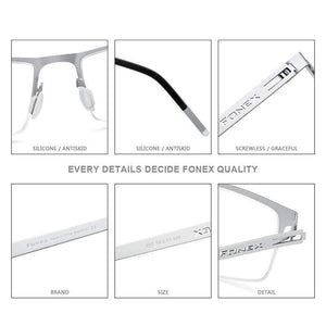 Planet Gates Alloy Glasses Frame Men Square Myopia Prescription Optical Eyeglasses 2020 New Metal Half Korean Screwless Eyewear 992