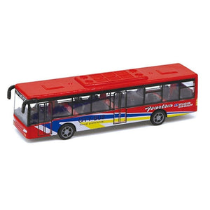 Planet Gates Alloy Mini Simulation Pull Back Car Bus Model Desktop Decor Kids Collectible Toy Miniature Size Bus Model Toy For Children Gifts