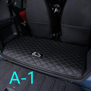 Planet Gates alone black-car Car rear tail box anti-dirty pad for smart 451 fortwo Modification accessories trunk protection mat logo decoration car styling