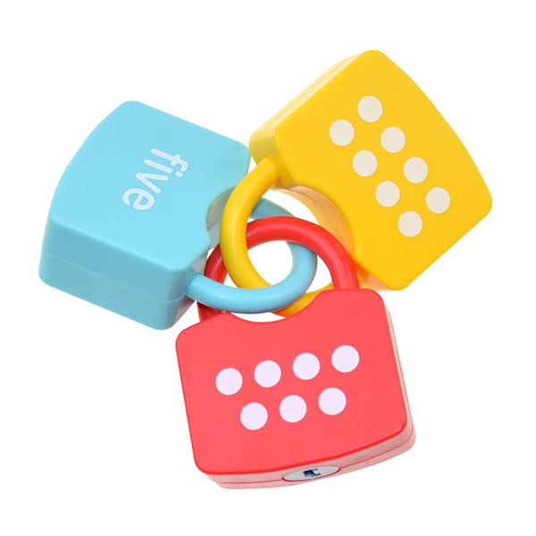 Planet Gates Alphabet Lock Key Matching Educational Toys Locks with Keys Toys Number Matching Locking Kids Learning Word Cognition Toys