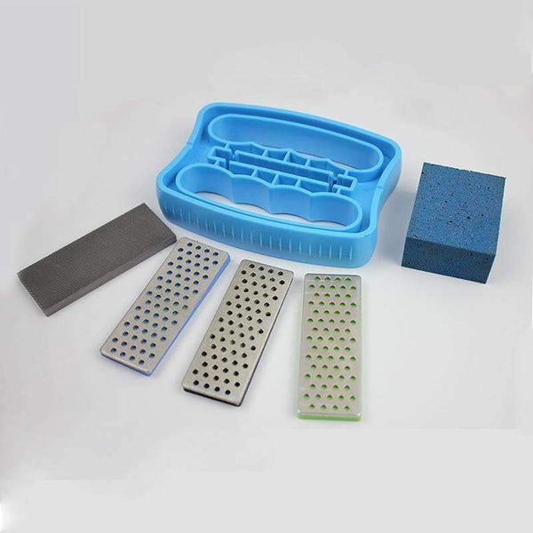 Planet Gates Alpine Freeride Snowboard Edge Bevel Tuning Kit Edge Care Kit -Side Ski Angle Tool +3 diamonds File +Gummi stone