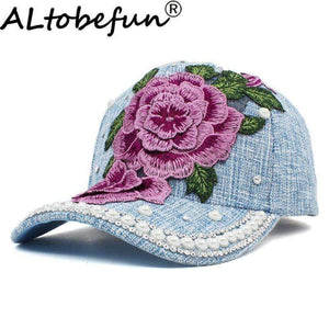 Planet Gates ALTOBEFUN Fashion Spring Summer Colorful Floral Women Sun-shading Baseball Cap Lady  Girl Hip Hop Hat Feminino AD901