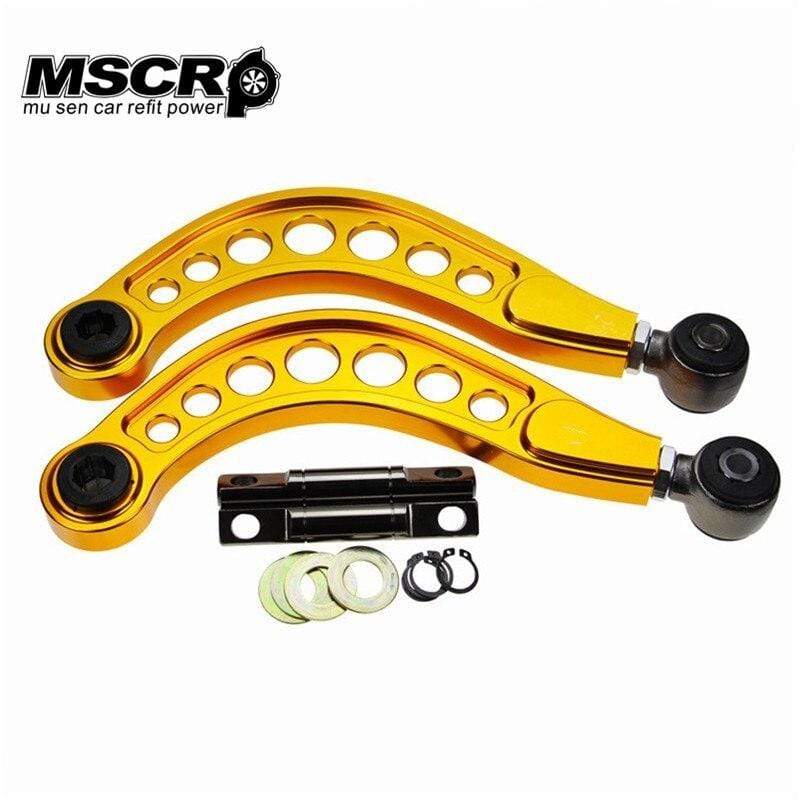 Planet Gates Aluminium Car Rear Camber Kits Lower Control Arm Camber Arm Kit for Honda Civic DX/LX/EX/SI FG2 FD 06-10
