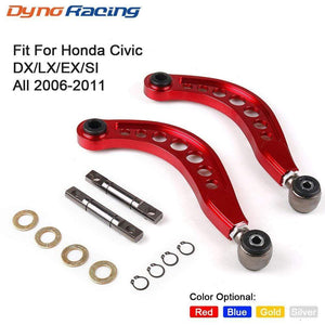 Planet Gates Aluminium Car Rear Camber Kits Lower Control Arm Camber Arm Kit for Honda Civic DX/LX/EX/SI FG2 FD 06-11