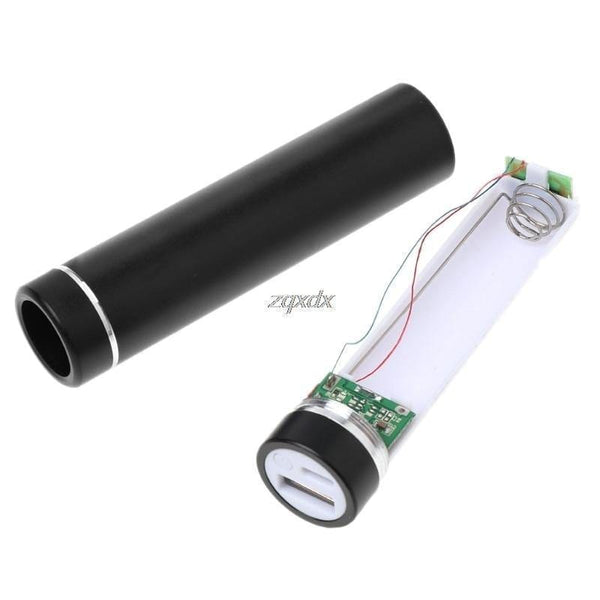 Planet Gates Aluminum 18650 Battery DIY Power Bank Box Case With LED Flashlight USB Charger For iPhone For Huawei Xiaomi Smart Phone Z07