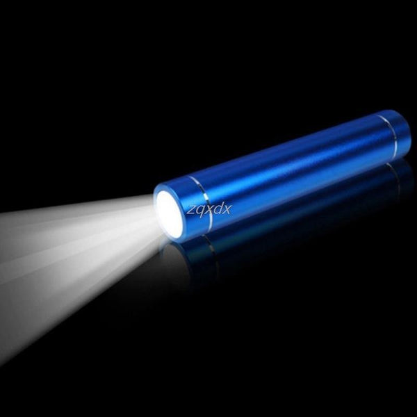 Planet Gates Aluminum 18650 Battery DIY Power Bank Box Case With LED Flashlight USB Charger For iPhone For Huawei Xiaomi Smart Phone Z07