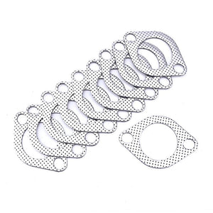Planet Gates Aluminum 2.25 inch 56mm Car Engine Exhaust Gasket Downpipe Flange with two holes Universal Exhaust Pipe Gasket 5pcs/Lot