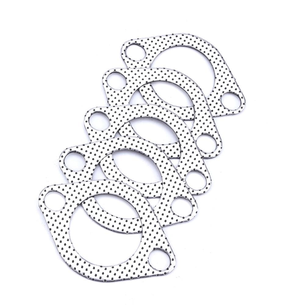 Planet Gates Aluminum 2.25 inch 56mm Car Engine Exhaust Gasket Downpipe Flange with two holes Universal Exhaust Pipe Gasket 5pcs/Lot