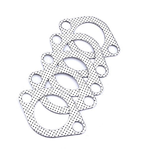 Planet Gates Aluminum 2.25 inch 56mm Car Engine Exhaust Gasket Downpipe Flange with two holes Universal Exhaust Pipe Gasket 5pcs/Lot