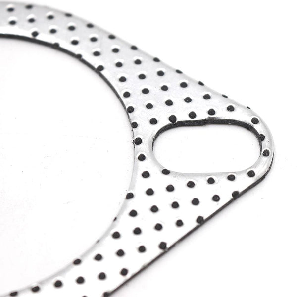 Planet Gates Aluminum 2.5 inch 63mm Car Engine Exhaust Gasket Downpipe Flange Universal Exhaust Pipe Gasket with two holes 5pcs/Lot