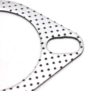 Planet Gates Aluminum 2.5 inch 63mm Car Engine Exhaust Gasket Downpipe Flange Universal Exhaust Pipe Gasket with two holes 5pcs/Lot