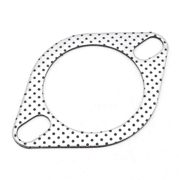 Planet Gates Aluminum 2.5 inch 63mm Car Engine Exhaust Gasket Downpipe Flange Universal Exhaust Pipe Gasket with two holes 5pcs/Lot