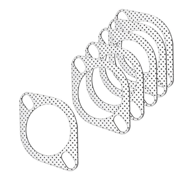 Planet Gates Aluminum 2.5 inch 63mm Car Engine Exhaust Gasket Downpipe Flange Universal Exhaust Pipe Gasket with two holes 5pcs/Lot