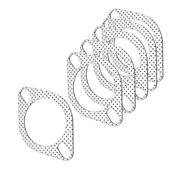 Planet Gates Aluminum 2.5 inch 63mm Car Engine Exhaust Gasket Downpipe Flange Universal Exhaust Pipe Gasket with two holes 5pcs/Lot