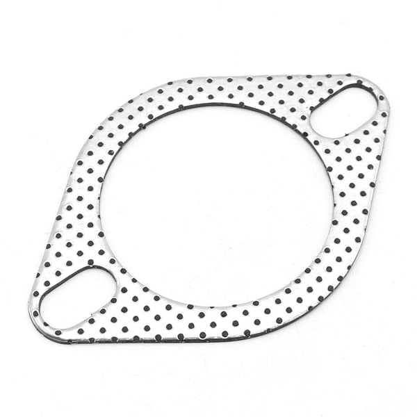 Planet Gates Aluminum 2.5 inch 63mm Car Engine Exhaust Gasket Downpipe Flange Universal Exhaust Pipe Gasket with two holes 5pcs/Lot