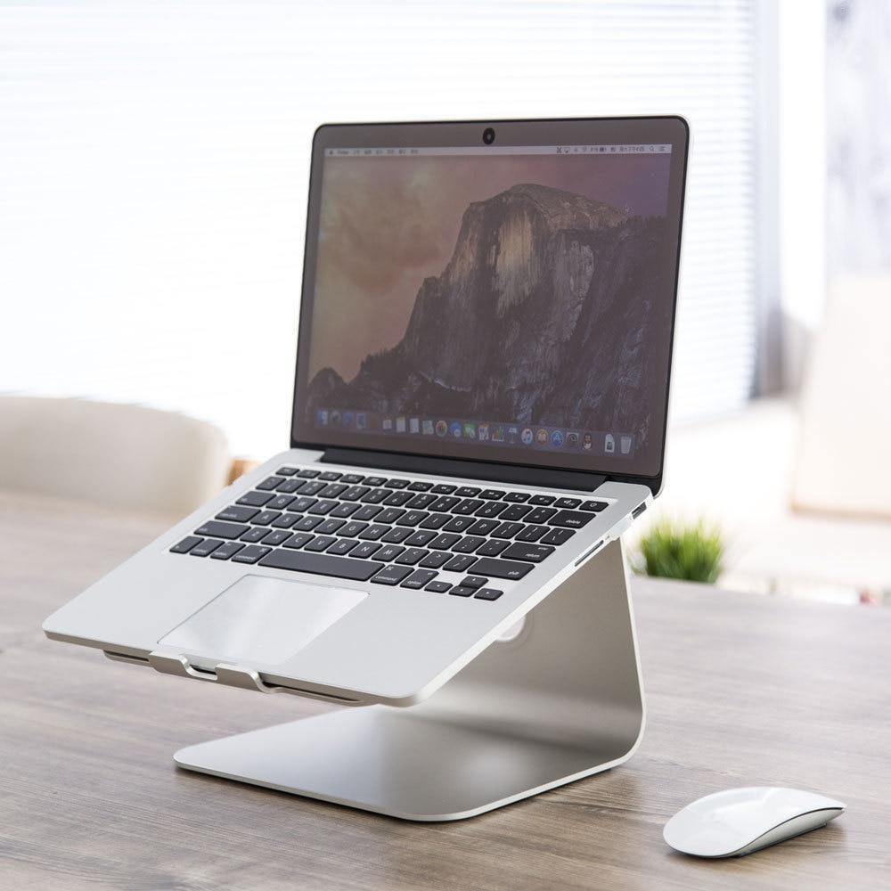 Planet Gates Aluminum Alloy Laptop Cooling Holder Desktop Ergonomics Heighten Notebook Support for MacBook Air Pro Stand
