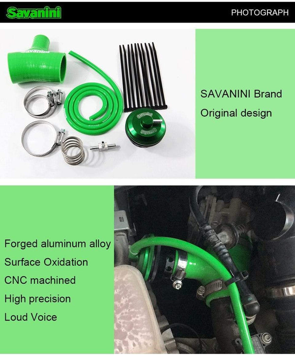 Planet Gates Aluminum alloy one-pieced Blow off Dump valve for Ford Fiesta EcoBoost 1.0 and Focus 1.0T engine Savanini High-quanlity