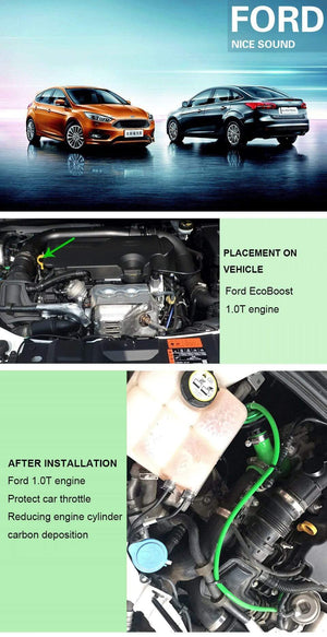 Planet Gates Aluminum alloy one-pieced Blow off Dump valve for Ford Fiesta EcoBoost 1.0 and Focus 1.0T engine Savanini High-quanlity