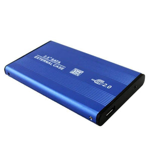 Aluminum Alloy Shell HDD Case 2.5 inch USB 2.0 to SATA External Mobile Hard Disk Box HDD Enclosure Hard Disk Drive Case