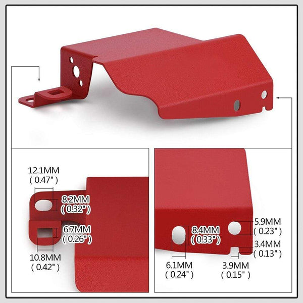 Planet Gates Aluminum Boost Control Solenoid Cover For 08-on Subaru STI WRX Impreza Fit Under Hood Resist Corrosion with Hardware