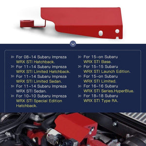 Planet Gates Aluminum Boost Control Solenoid Cover For 08-on Subaru STI WRX Impreza Fit Under Hood Resist Corrosion with Hardware