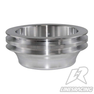 Planet Gates Aluminum Crankshaft Pulley Fit for Small Block Chevy 2 Groove LWP Long Water Pump for  350 Crank