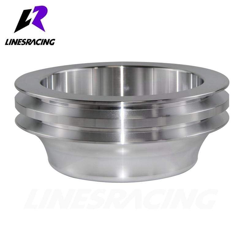 Planet Gates Aluminum Crankshaft Pulley Fit for Small Block Chevy 2 Groove LWP Long Water Pump for  350 Crank