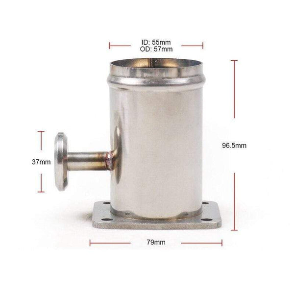 Planet Gates Aluminum EGR Delete Kit Removal Kit Blanking Valve Replacement Pipe Suit for Land Rover Freelander TD4 Range Rover TD