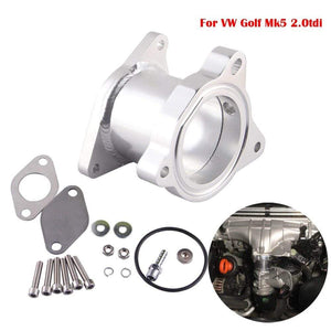 Planet Gates aluminum egr delete remove kits egr byass for VW Golf Mk5 2.0TDI valve for Skoda 2.0Tdi egr valve pipes egr05