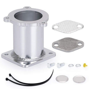 Planet Gates ALUMINUM EGR REMOVAL KIT BLANKING BYPASS FOR BMW 5 SERIES E60 E61 E61N 520i 525d 530d 535d DELETE KIT PQY-EGR08