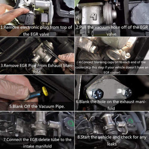 Planet Gates ALUMINUM EGR REMOVAL KIT BLANKING BYPASS FOR BMW 5 SERIES E60 E61 E61N 520i 525d 530d 535d DELETE KIT PQY-EGR08