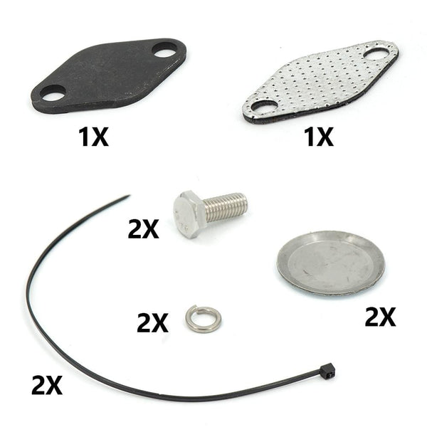 Planet Gates ALUMINUM EGR REMOVAL KIT / EGR DELETE KIT BLANKING BYPASS  FOR BMW E46 318d 320d 330d 330xd 320cd 318td 320td