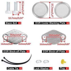Planet Gates ALUMINUM EGR REMOVAL KIT / EGR DELETE KIT BLANKING BYPASS FOR BMW E46 318d 320d 330d 330xd 320cd 318td 320td EGR07