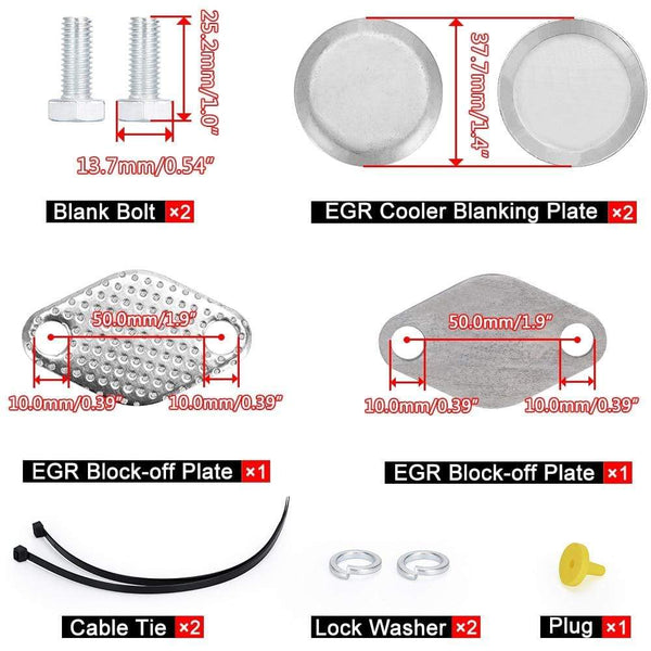 Planet Gates ALUMINUM EGR REMOVAL KIT / EGR DELETE KIT BLANKING BYPASS FOR BMW E46 318d 320d 330d 330xd 320cd 318td 320td EGR07