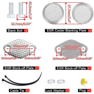 Planet Gates ALUMINUM EGR REMOVAL KIT / EGR DELETE KIT BLANKING BYPASS FOR BMW E46 318d 320d 330d 330xd 320cd 318td 320td EGR07