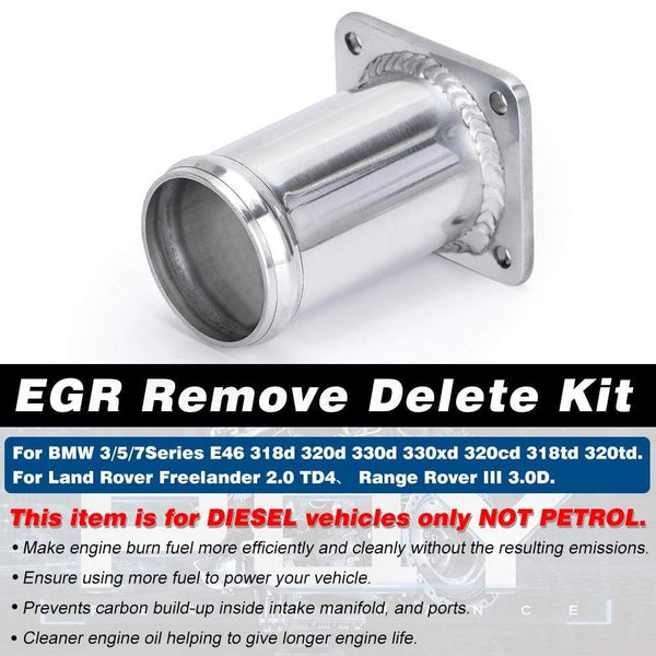Planet Gates ALUMINUM EGR REMOVAL KIT / EGR DELETE KIT BLANKING BYPASS FOR BMW E46 318d 320d 330d 330xd 320cd 318td 320td EGR07