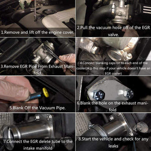 Planet Gates ALUMINUM EGR REMOVAL KIT / EGR DELETE KIT BLANKING BYPASS FOR BMW E46 318d 320d 330d 330xd 320cd 318td 320td EGR07