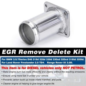 Planet Gates ALUMINUM EGR REMOVAL KIT / EGR DELETE KIT BLANKING BYPASS FOR BMW E46 318d 320d 330d 330xd 320cd 318td 320td EGR07