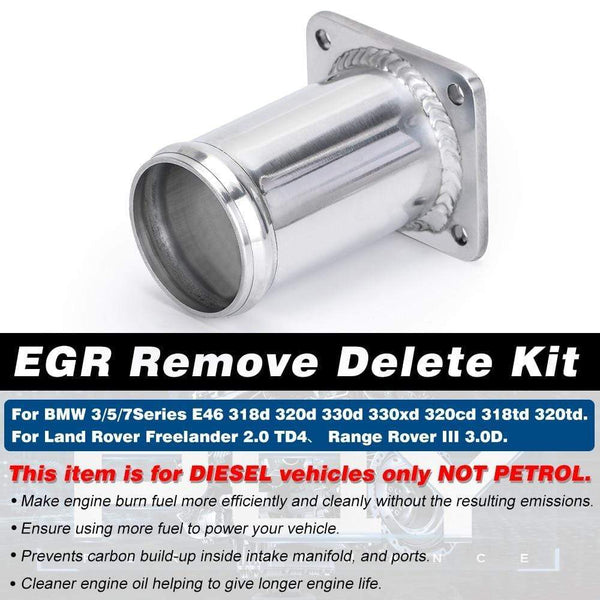 Planet Gates ALUMINUM EGR REMOVAL KIT / EGR DELETE KIT BLANKING BYPASS FOR BMW E46 318d 320d 330d 330xd 320cd 318td 320td EGR07