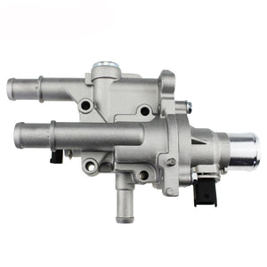 Planet Gates Aluminum Engine Cooling Thermostat Housing Cover Assembly for Chevrolet Cruze Sonic Aveo 251922 251919928 55579951 with sensor