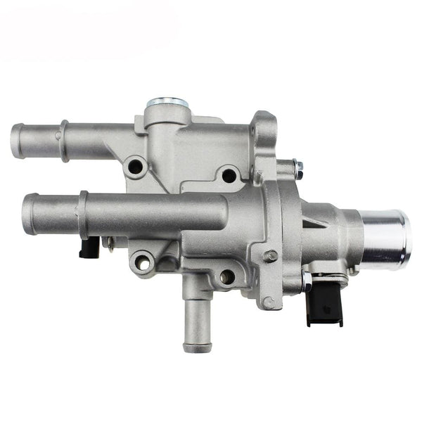 Planet Gates Aluminum Engine Cooling Thermostat Housing Cover Assembly for Chevrolet Cruze Sonic Aveo 251922 251919928 55579951 with sensor