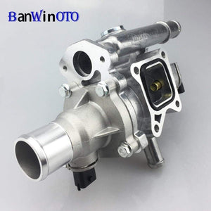 Planet Gates Aluminum Engine Cooling Thermostat Housing Cover Assembly for Chevrolet Cruze Sonic Aveo 251922 251919928 55579951 with sensor